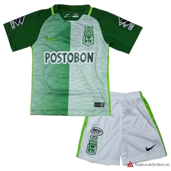 Camiseta Atlético Nacional Niño Primera equipación 2017-2018